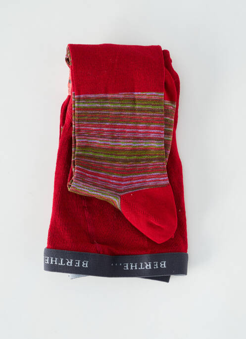 Colanți roșu BERTHE AUX GRANDS PIEDS femeie