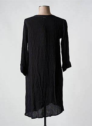 Rochie midi țesătură crep mâneci lungi negru AGATHE & LOUISE femeie