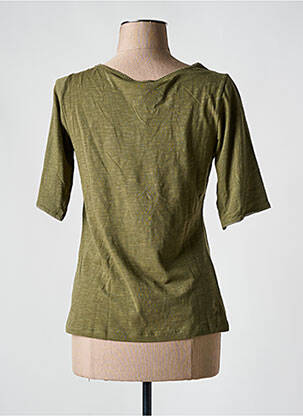 Tricou elasticitate mâneci scurte verde AGATHE & LOUISE femeie