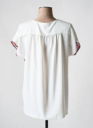 Tricou imprimeu fantezie mâneci scurte roz NIKI MODE femeie