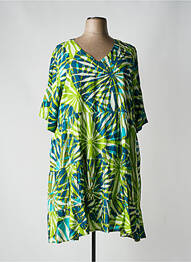 Rochie midi mâneci 3/4 mâneci 3/4 verde AGATHE & LOUISE femeie