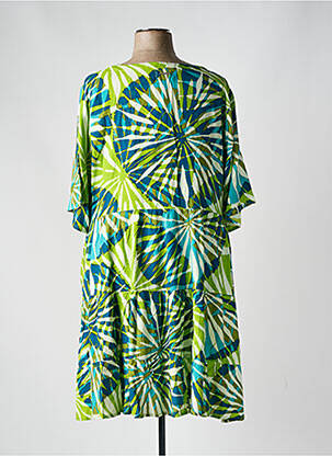 Rochie midi mâneci 3/4 mâneci 3/4 verde AGATHE & LOUISE femeie