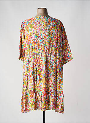 Rochie midi mâneci 3/4 mâneci 3/4 portocaliu AGATHE & LOUISE femeie
