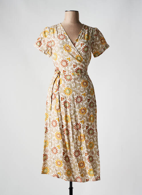 Rochie midi bej AGATHE & LOUISE femeie