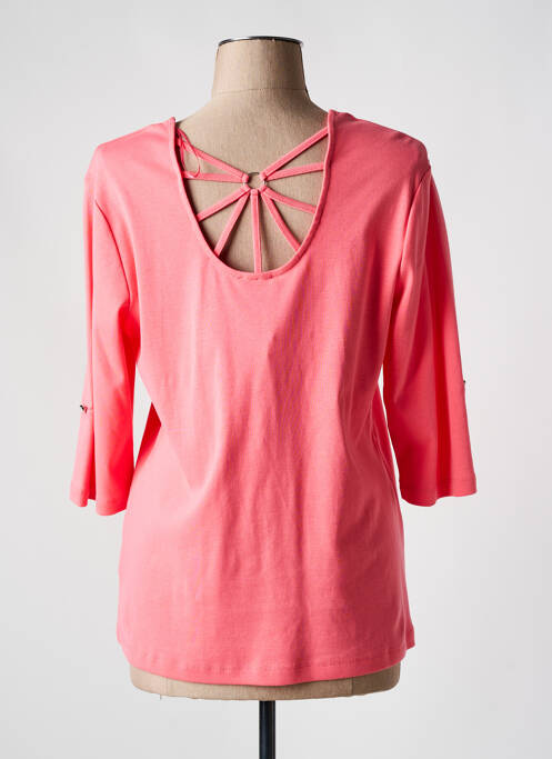 Tricou roz MARBLE femeie