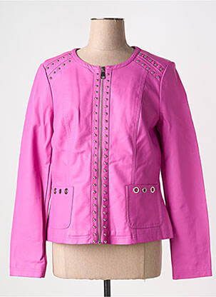 Geci din piele ecologică violet ESCANDELLE femeie