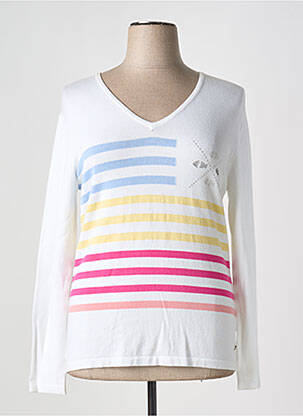 Pulover alb THALASSA femeie