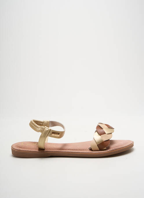 Sandale/Pantofi decupați auriu LPB femeie