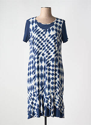 Rochie midi albastru GUY DUBOUIS femeie