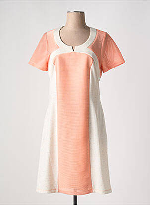 Rochie midi mâneci scurte mâneci scurte alb MERI & ESCA femme