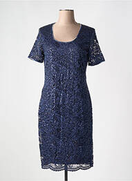 Rochie midi mâneci scurte mâneci scurte albastru GREGORY PAT femme
