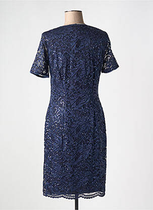 Rochie midi mâneci scurte mâneci scurte albastru GREGORY PAT femeie