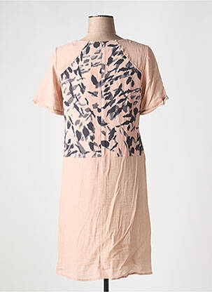 Rochie midi mâneci scurte mâneci scurte roz MERI & ESCA femeie