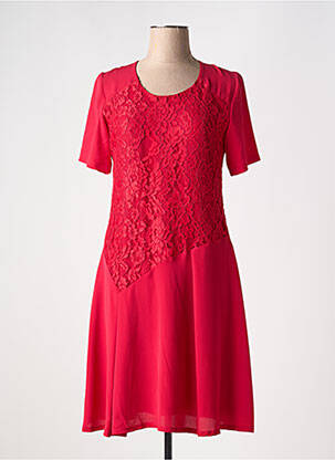 Rochie midi roșu GUY DUBOUIS femeie