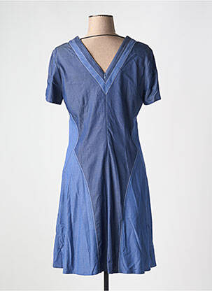 Rochie midi mâneci scurte mâneci scurte albastru MERI & ESCA femeie