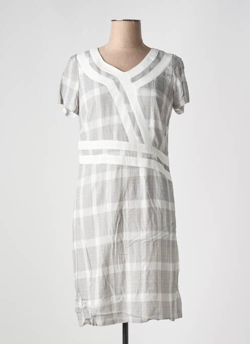 Rochie midi gri MERI & ESCA femeie