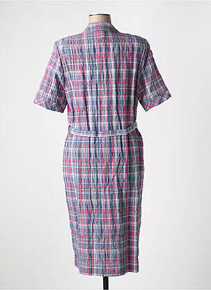 Rochie midi mâneci scurte mâneci scurte albastru FRANCE RIVOIRE femeie