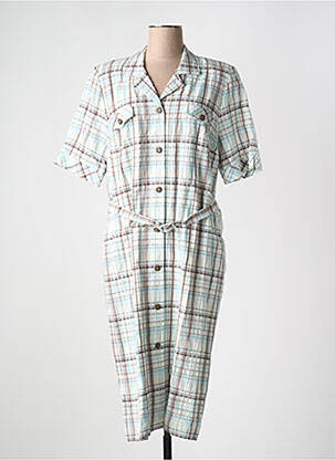 Rochie midi albastru FRANCE RIVOIRE femeie