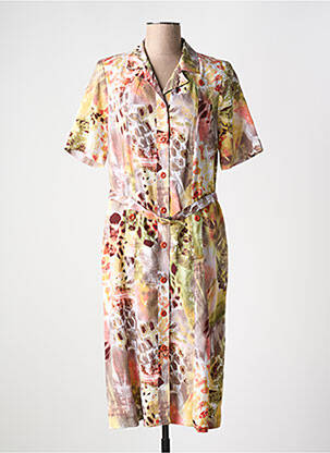 Rochie midi verde FRANCE RIVOIRE femeie