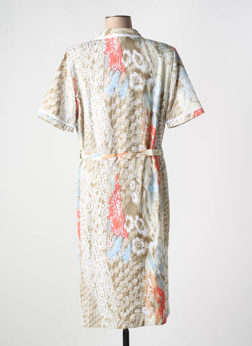 Rochie midi bej FRANCE RIVOIRE femeie