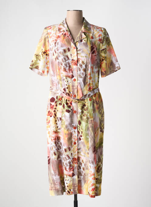 Rochie midi verde FRANCE RIVOIRE femeie