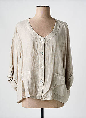 Jachete casual gri COULEURS DU TEMPS femeie