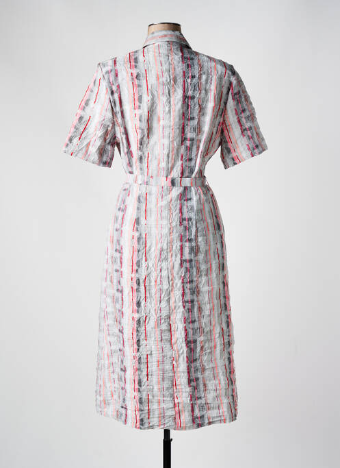 Rochie midi gri FRANCE RIVOIRE femeie