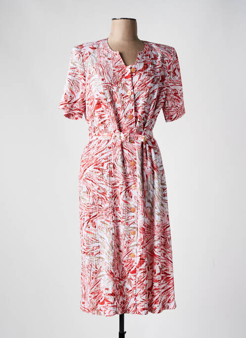 Rochie midi roșu FRANCE RIVOIRE femeie