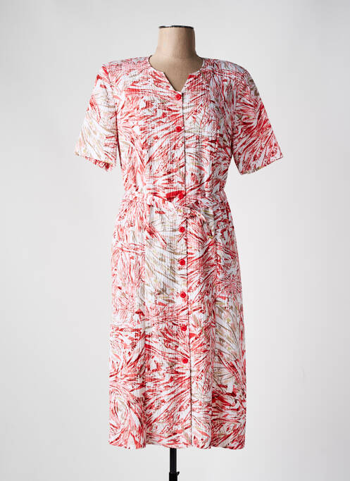 Rochie midi roșu GUY DUBOUIS femeie