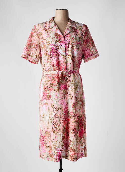 Rochie midi roz GUY DUBOUIS femeie