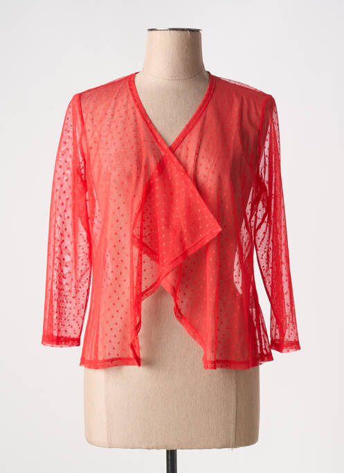 Vestă cu mâneci lungi roșu FRANCE RIVOIRE femeie