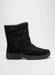 Botine/ghete închidere cu fermoar vârf rotund negru ROHDE homme