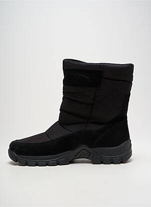 Botine/ghete închidere cu fermoar vârf rotund negru ROHDE bărbat