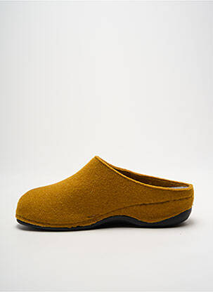 Papuci/pantofi de casă arcadă plantară toc de 4 la 6 cm galben WESTLAND femeie