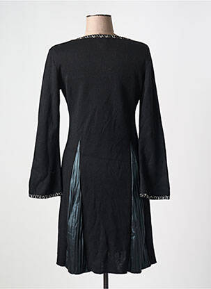 Rochie midi mâneci lungi mâneci lungi negru LO! LES FILLES femeie