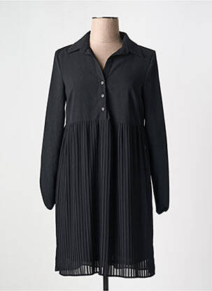 Rochie scurtă mâneci lungi mâneci lungi negru C'EST BEAU LA VIE femeie