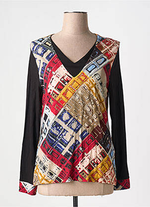 Tricou mâneci lungi mâneci lungi roșu DOLCEZZA femeie