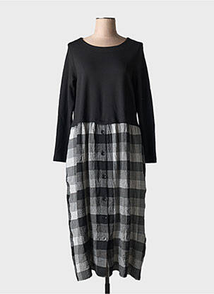 Rochie lungă mâneci lungi mâneci lungi negru KOKOMARINA femeie