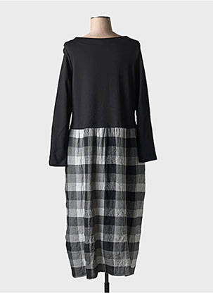 Rochie lungă mâneci lungi mâneci lungi negru KOKOMARINA femeie