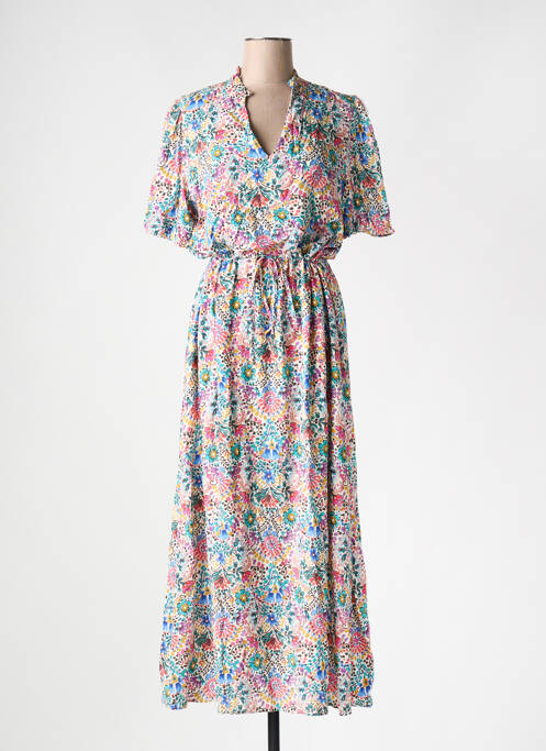 Rochie lungă alb C'EST BEAU LA VIE femeie