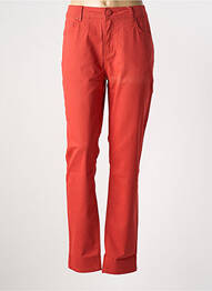 Pantalon slim broderie cu nituri mărime normală portocaliu GRIFFON femme
