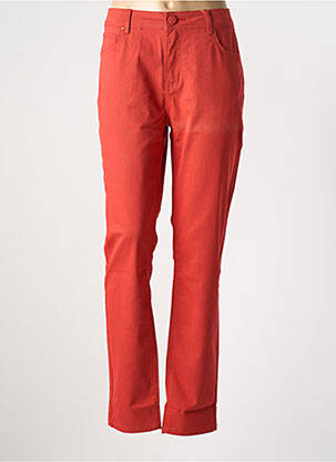 Pantalon slim portocaliu GRIFFON femeie