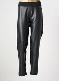 Pantalon slim talie elastică mărime normală negru DOLCEZZA femme