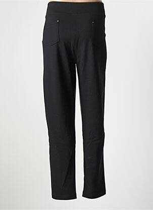 Pantalon slim talie elastică mărime normală negru DOLCEZZA femeie