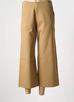 Pantalon 7/8 elasticitate mărime normală maro ORTO BOTANICO femeie