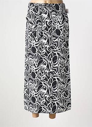 Fustă lungă negru QUATRE VINGT JOURS femeie