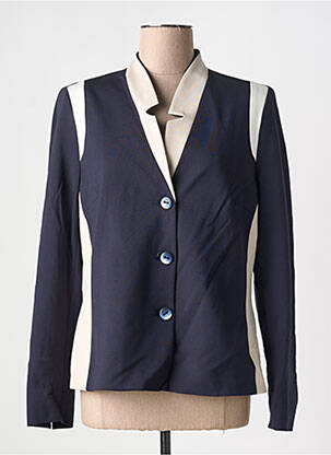 Jachete casual finisaj interior dublat albastru GUY DUBOUIS femeie