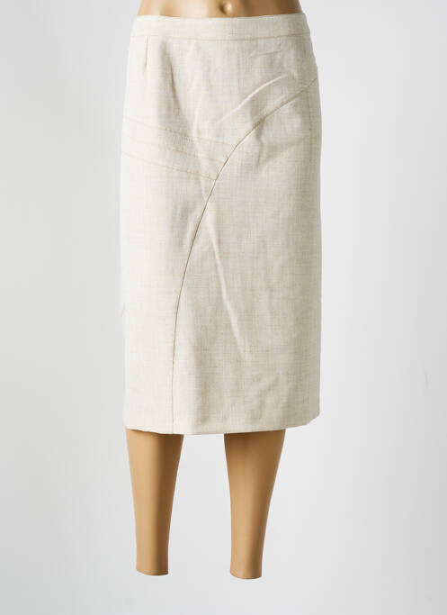 Fustă midi bej GUY DUBOUIS femeie