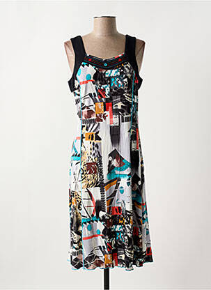 Rochie midi negru LISA CHESNAY femeie