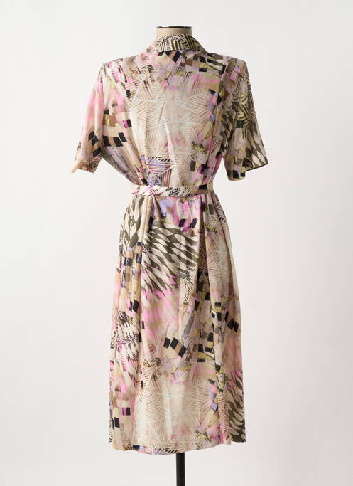 Rochie midi bej GUY DUBOUIS femeie